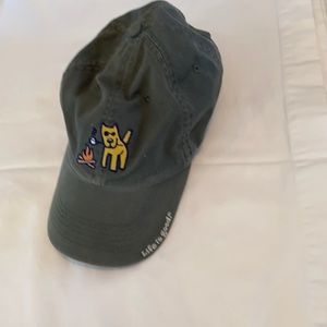 Life is Good kids green campfire hat
